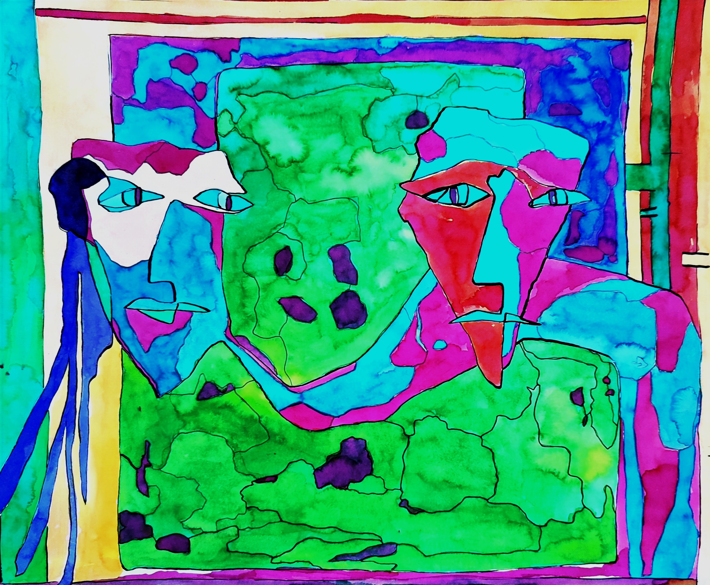 Peinture sur papier