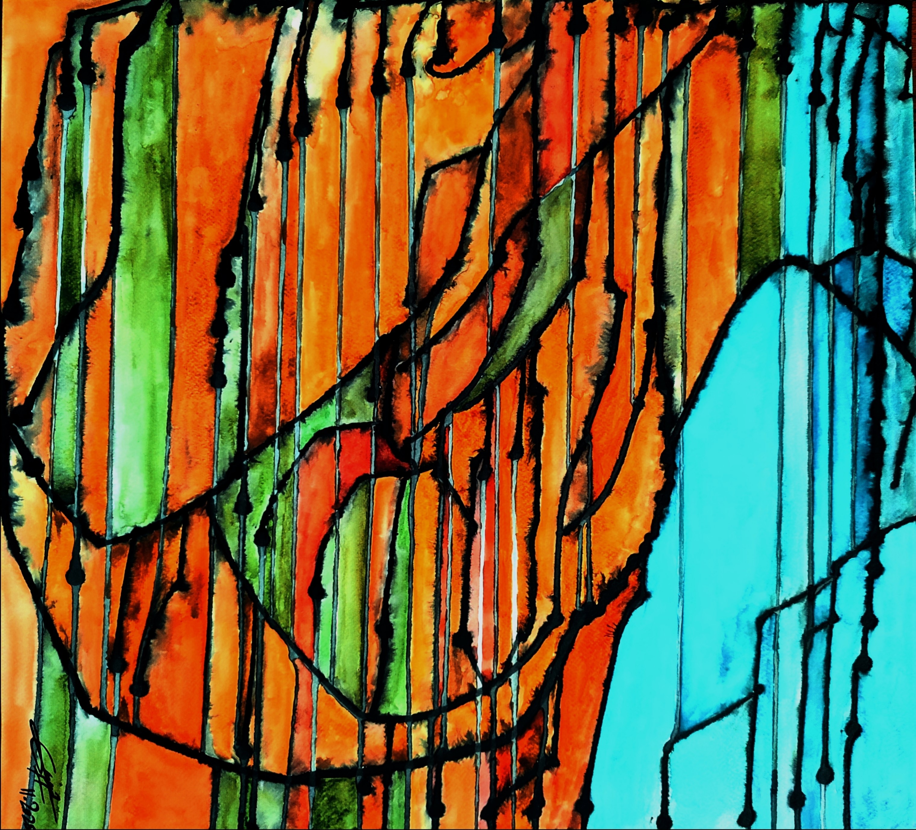 Peinture sur papier