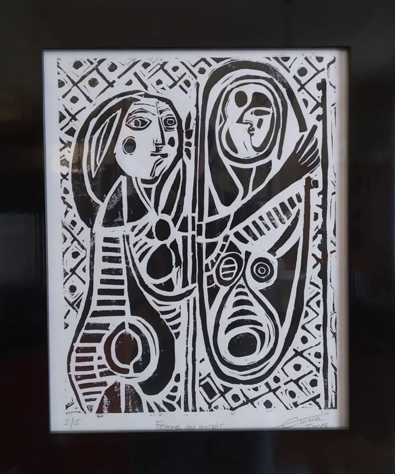 Femme au miroir