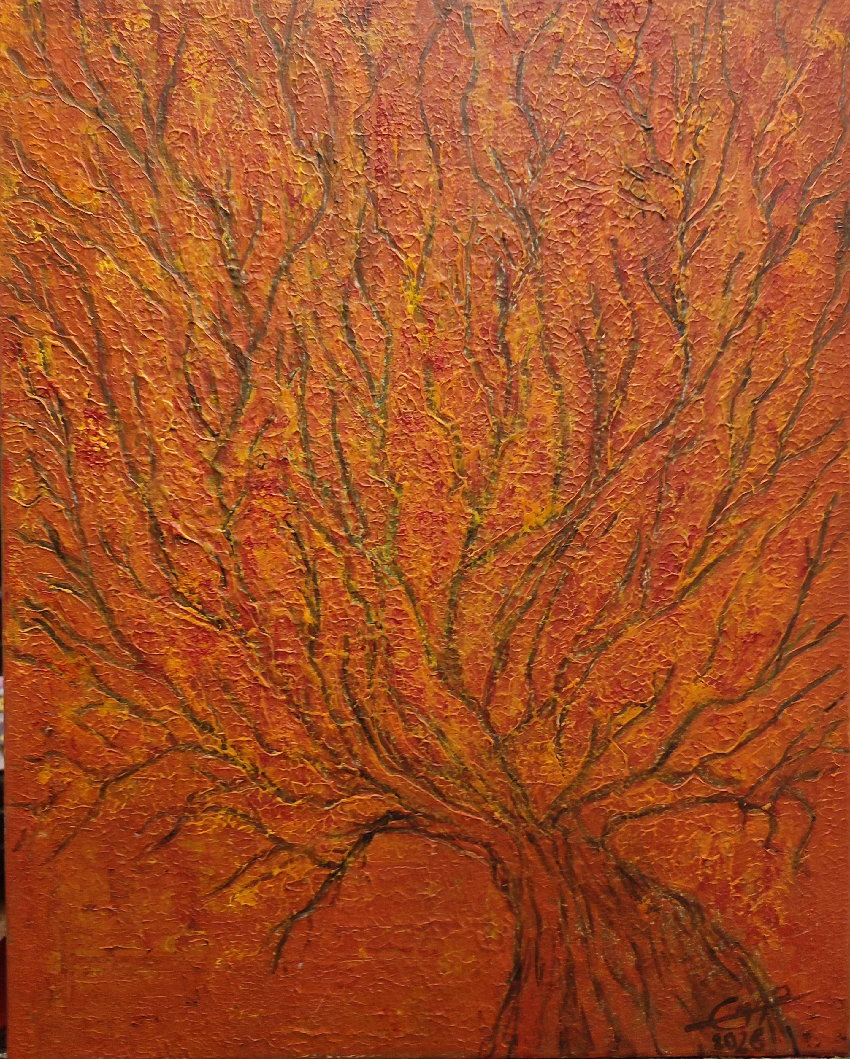 Arbre en feu 